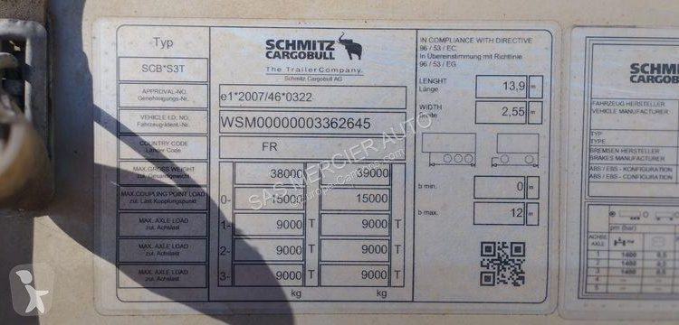 Semirremolque Schmitz Cargobull