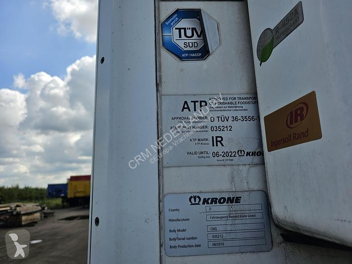 Sættevogn Krone 27 EL4-FB, 3 AXLE FRIDGE...