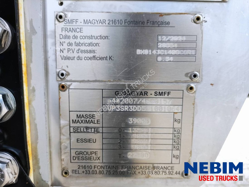 Semi reboque Magyar GM-2B-02 - 32.000Ltr - FOOD...