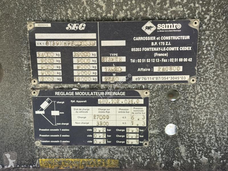 Semitrailer Samro  PLSC