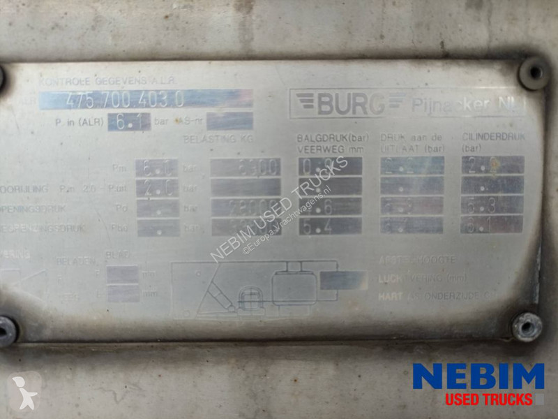 Semi reboque Burg B.P.O. 12-28Z - 32.700Ltr