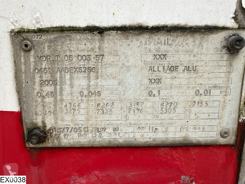 Oplegger Trailor Fuel 40196 Liter, 9...