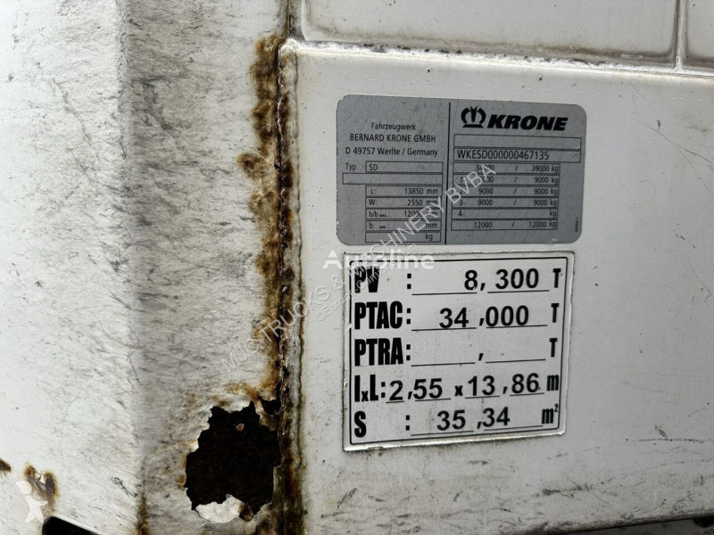 Semitrailer Krone 3-AXLES MB - CLOSED BOX /...