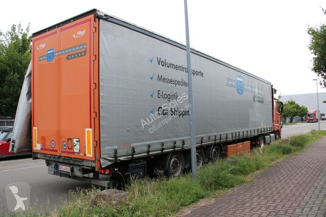 Semitrailer Fliegl SDS 350 SAF Lift TOP Rampen...