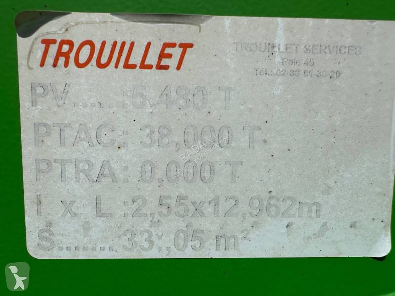 Semitrailer Trouillet