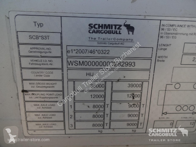 Sættevogn Schmitz Cargobull Curtainsider Varios