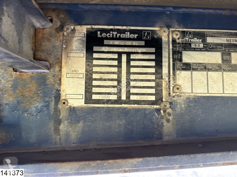 Oplegger Lecitrailer open laadbak