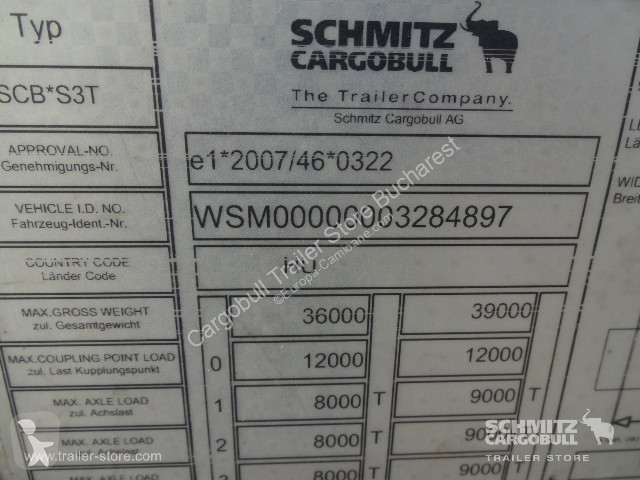 Semitrailer Schmitz Cargobull Curtainsider Varios