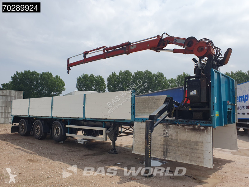 Semitrailer  S12/27P2-13,2KR Crane HIAB R165-F3...