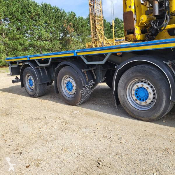 Semitrailer Kennis Plateau grue