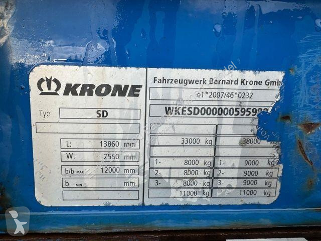 Semirimorchio Krone TAUTLINER 3 X VORHANDEN