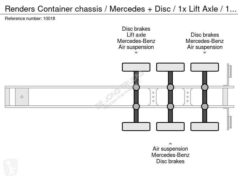 Semiremorca Renders Container chassis /...
