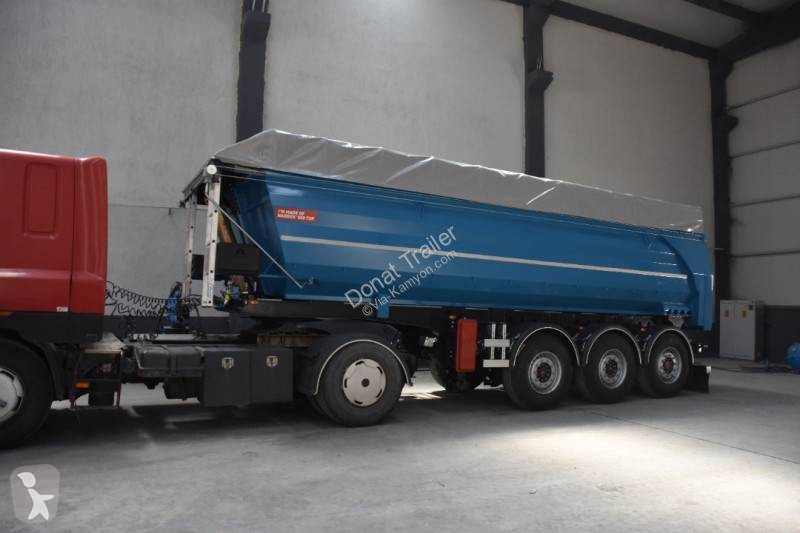 Semi reboque Donat 3 axle half-pipe tipper -...