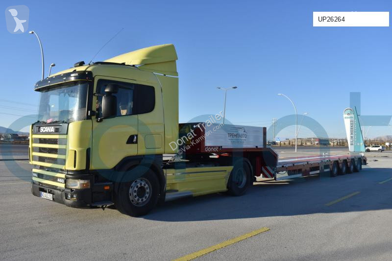 Oplegger Donat 4 axle lowbed without ramps -...