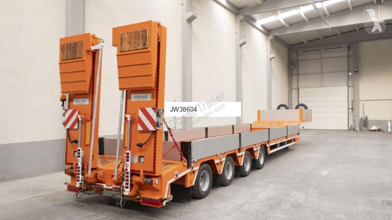 نصف مقطورة Donat 4 axle lowbed with aluminum...
