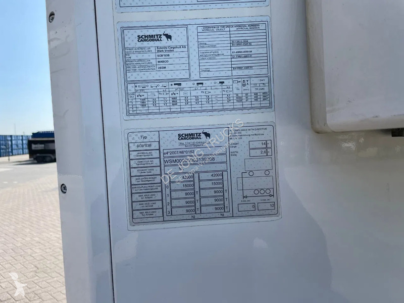 Oplegger Schmitz Cargobull SCB*3SB Frigo /...