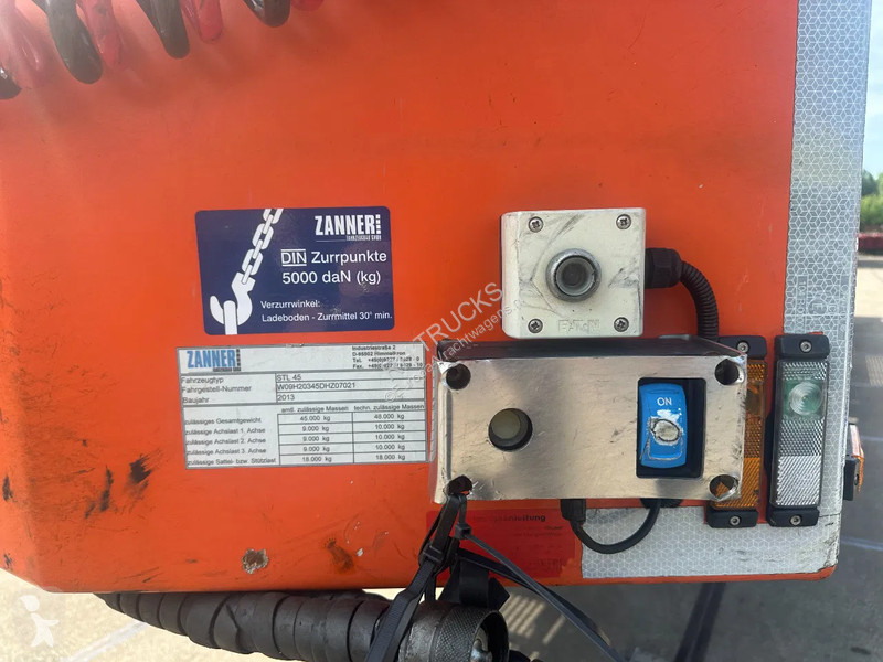 Oplegger  STL 45, 2 AXLE FORCED...