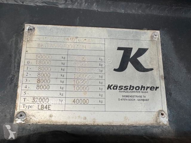 Semirimorchio Kässbohrer 4 axle Extendable...