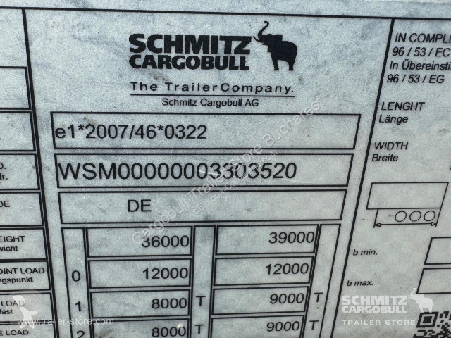 Semiremorca Schmitz Cargobull Curtainsider Mega