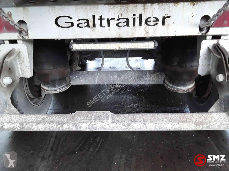 نصف مقطورة Galtrailer Oplegger Steel acier