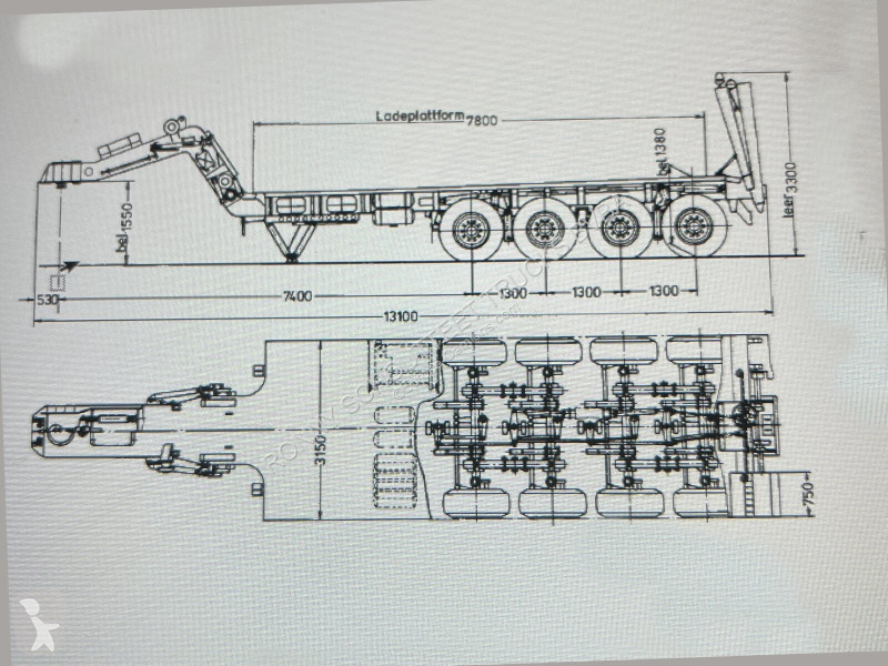 نصف مقطورة  SLT 50-3 SLT 50-3, Elefant, EX BW