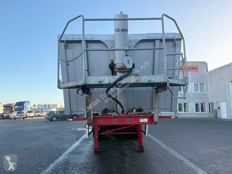 Semi remorque Kel-Berg Tipper / Alukastenmulde...