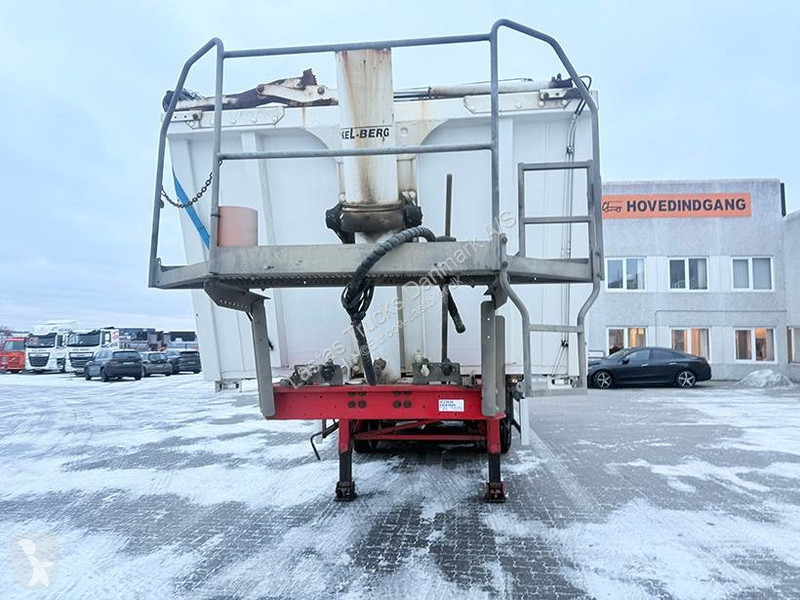 Semi remorque Kel-Berg Tipper / Alukastenmulde...