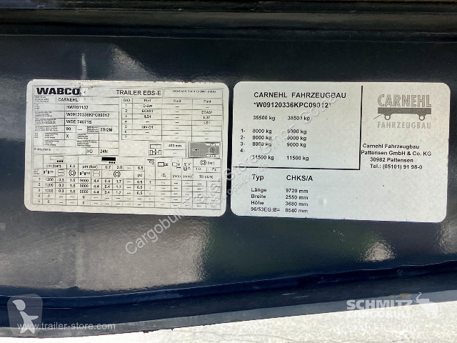 نصف مقطورة Carnehl Kipper Alukastenmulde 35m³