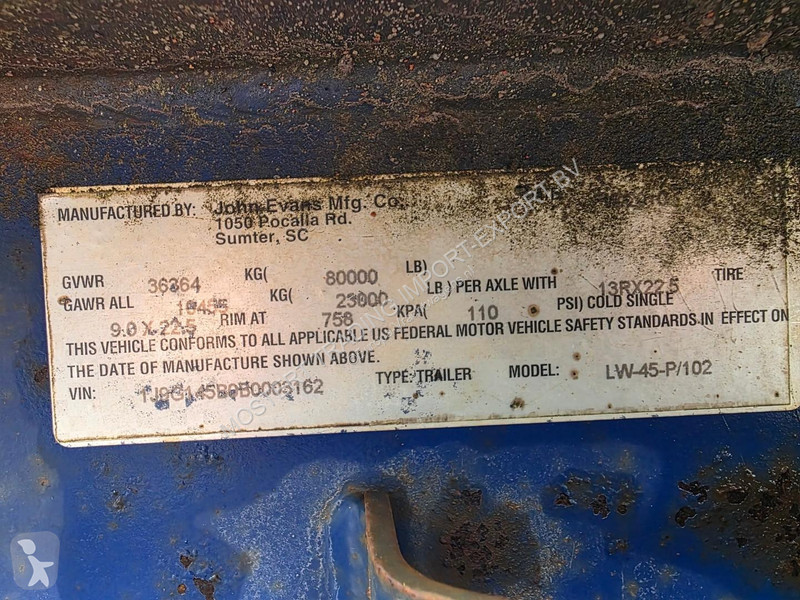 Semirimorchio  Wide spread - 8 Tires -...