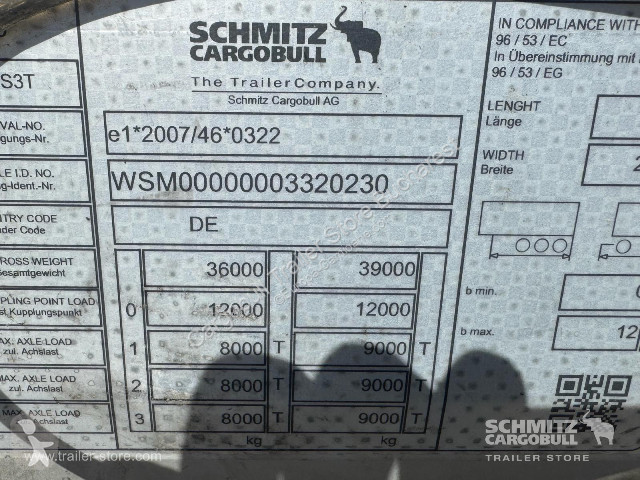 نصف مقطورة Schmitz Cargobull Curtainsider Mega