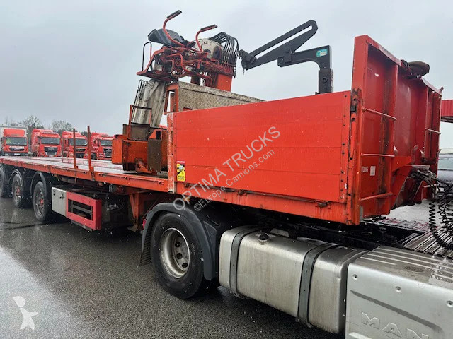 نصف مقطورة KWB P-393-STI-H4 KRAAN KENNIS 24000