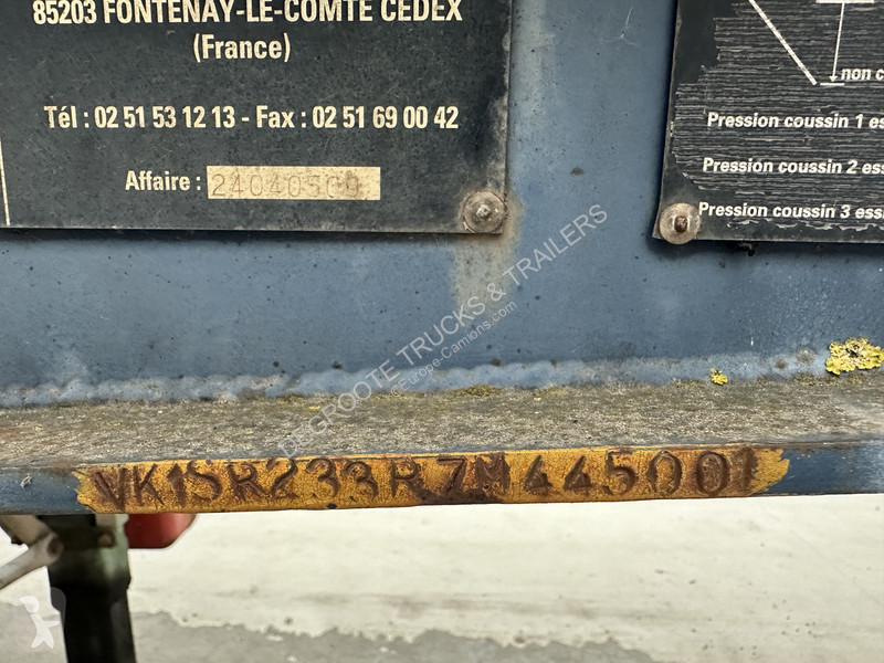 Semirimorchio Samro 20 ft skelet