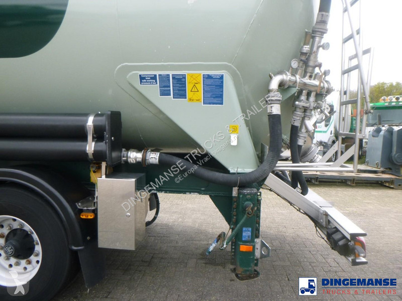 نصف مقطورة Feldbinder Powder tank alu 60 m3...