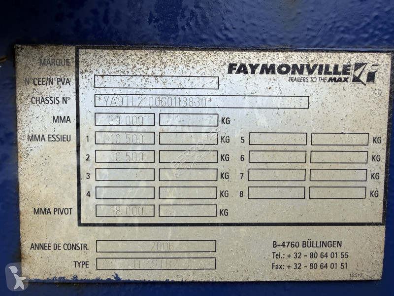 Sættevogn Faymonville