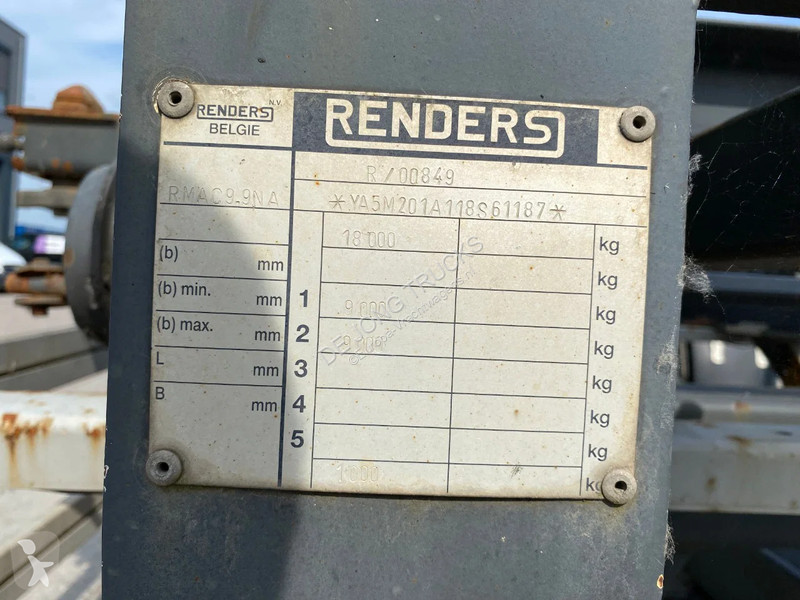 نصف مقطورة Renders RMAC9.9NA / Container...