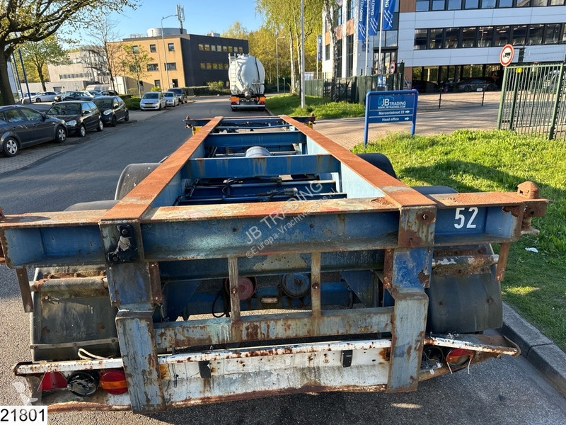 نصف مقطورة Van Hool Chassis 20 ft, Leaf spring