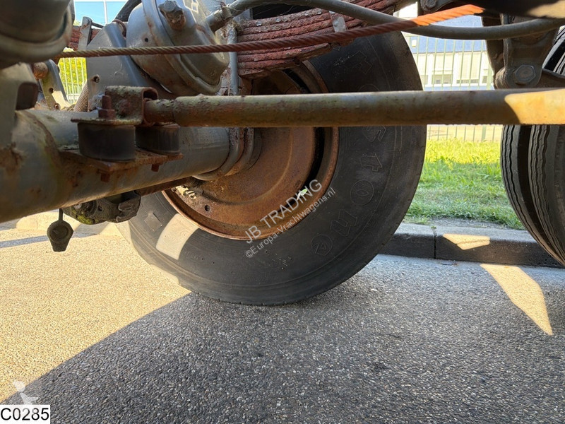 Sættevogn IWT Container 20 FT, Steel spring.