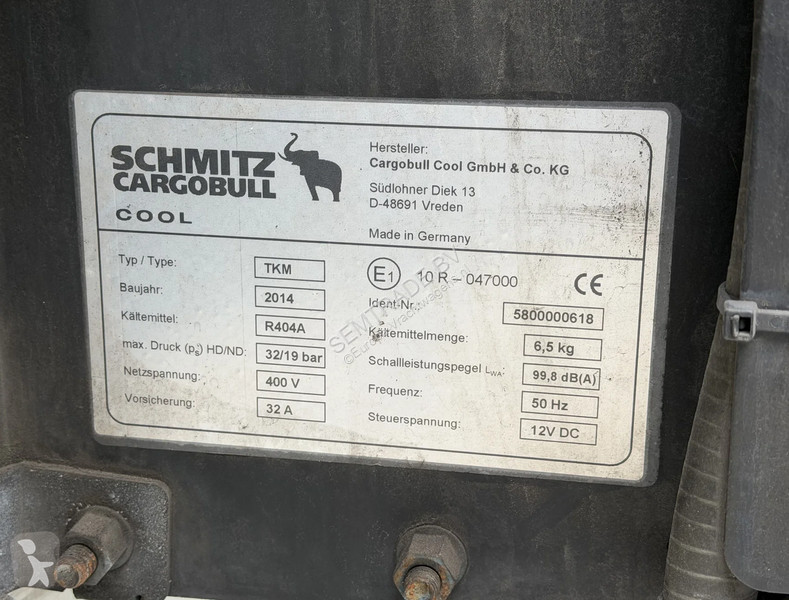 نصف مقطورة Schmitz Cargobull N/A SCB*S3B 270 cm...