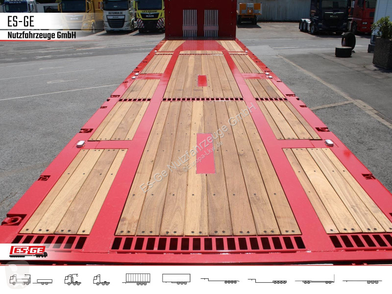 نصف مقطورة ES-GE 3-Achs Megatrailer, hydr....