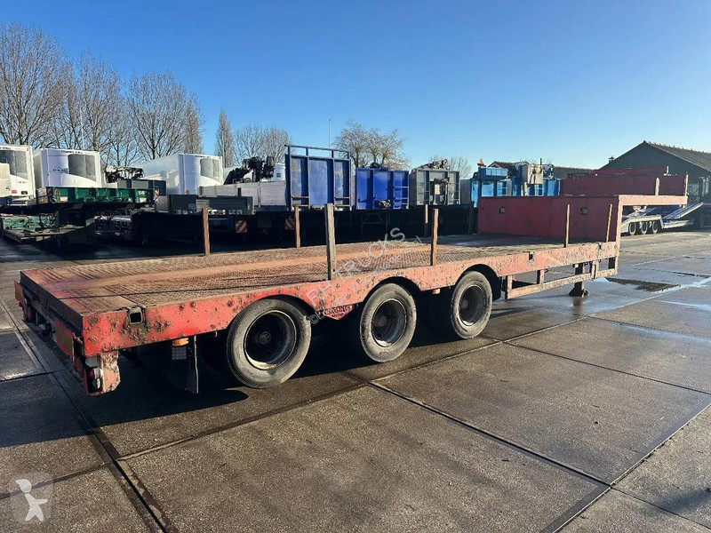 نصف مقطورة Broshuis 3 AXLE , EXTENDABLE 5 METER