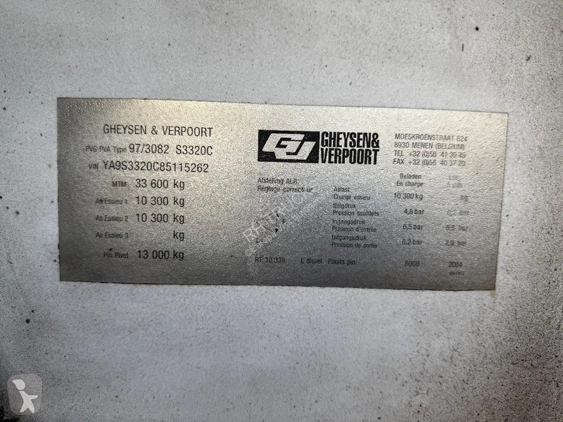 نصف مقطورة  S3320C HYDRAULIC RAMP