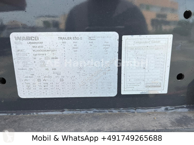 نصف مقطورة Langendorf SKA 24/30 Thermo Alu...