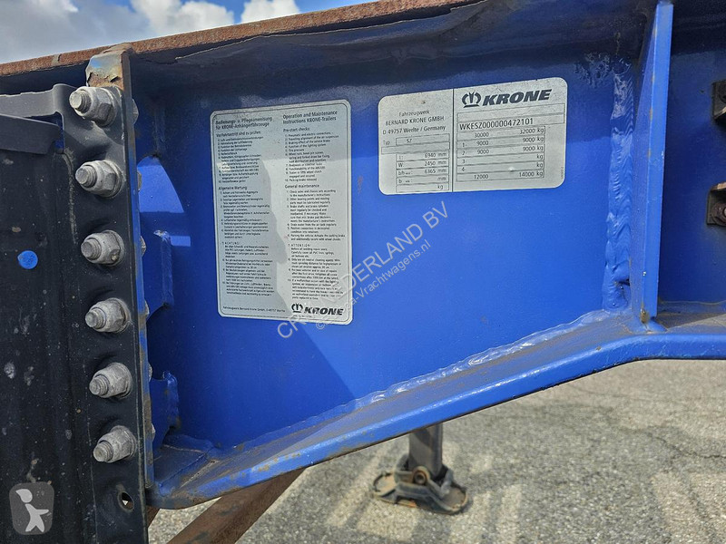 نصف مقطورة Krone F.ATL 20-BPW DRUM-STEEL SPRINGS.