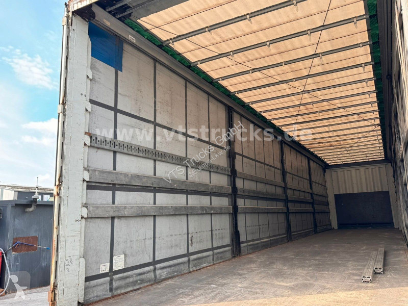 نصف مقطورة Krone Pritsche + Plane Edscha-Verdeck