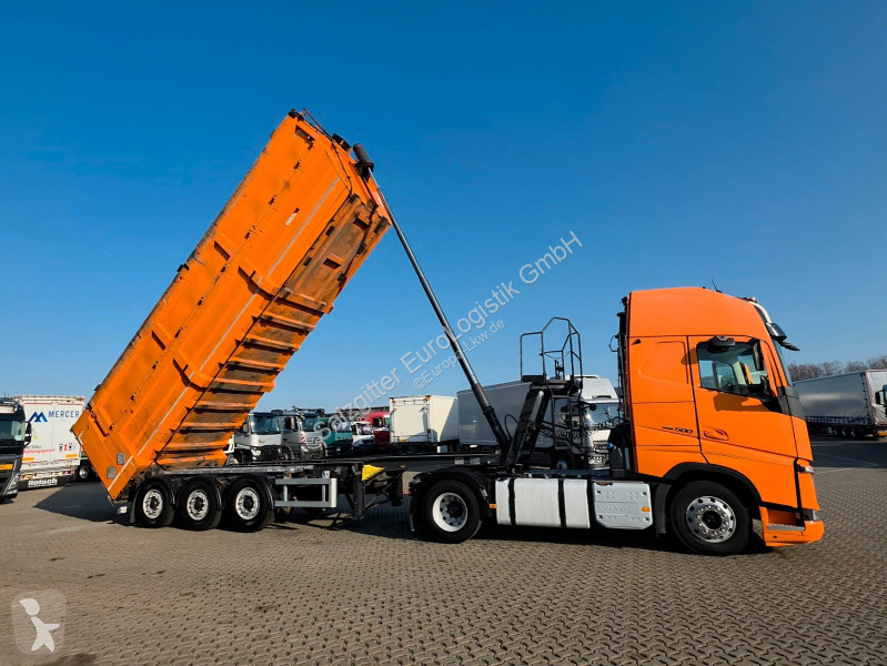 نصف مقطورة Kempf MULDE MIT KLAPPE!! / VOLVO 500...