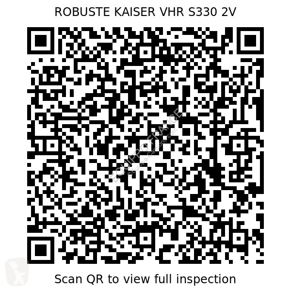 نصف مقطورة Robuste Kaiser VHR S330 2V