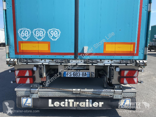 نصف مقطورة Lecitrailer Semitrailer Curtainsider...