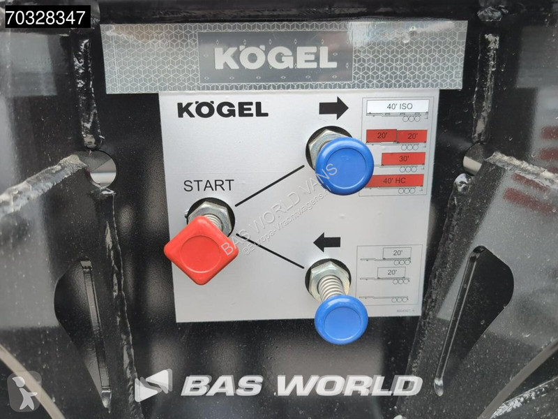 نصف مقطورة Kögel S24-2 Lift Axle 20,30,40ft