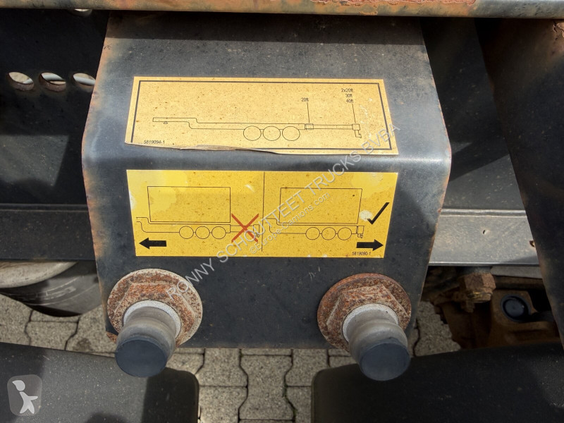 نصف مقطورة Krone SD Container-Chassi SD...