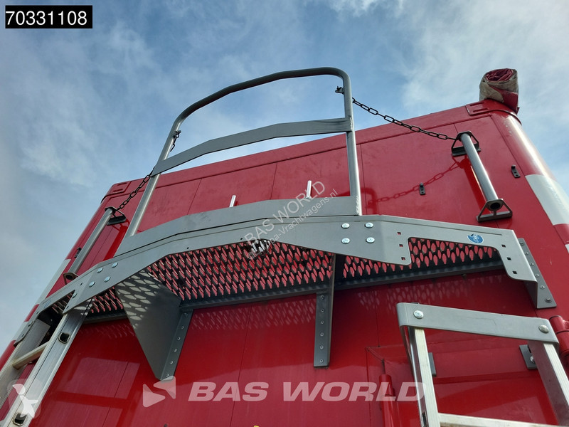 نصف مقطورة Knapen K600 Side Doors 10MM Lift Axle